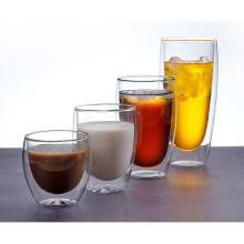 Transparent Glass Beverage Water Cup High Borosilicate Glass Cup High Temperature Resistance Cup